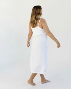 White 100% French Flax Linen Midi Dress 7 White 100% French Flax Linen Midi Dress -Bed Linings Sales Store white 03 a1c4fb74 ecec 4069 b646 2bdcb365f0b0